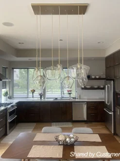7-light Cluster Kitchen Island Pendant Lighting