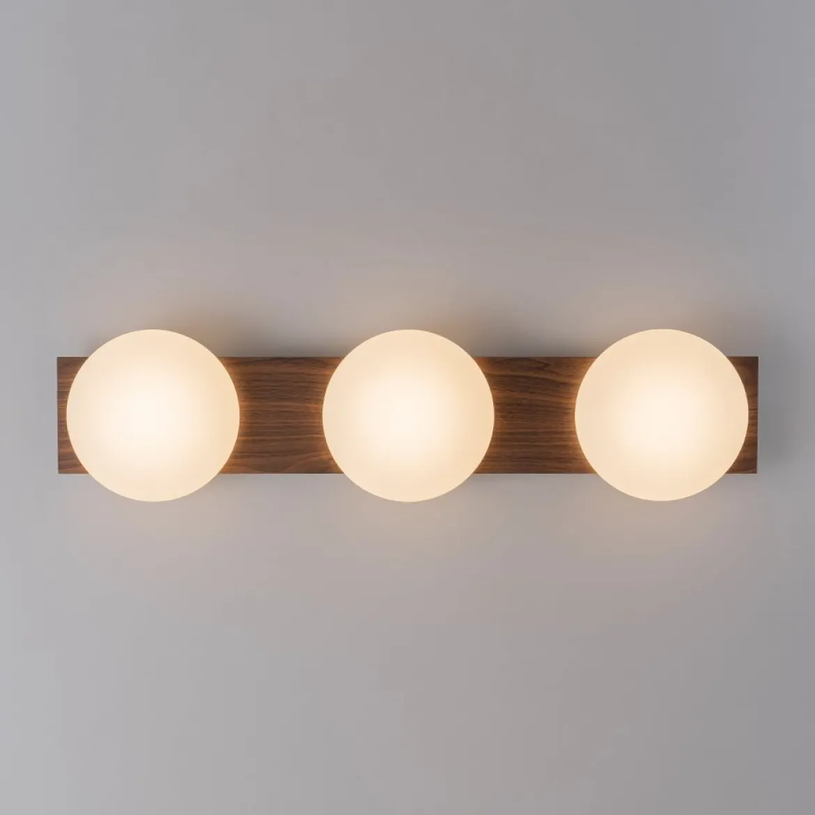 3-Light Dimmable LED Rustic Linear Flush Mount Light