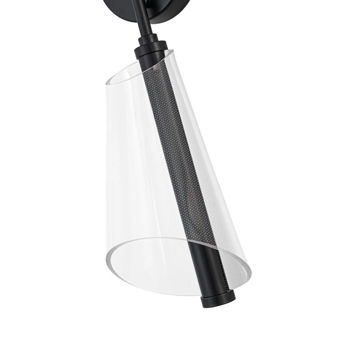 2-Light Dimmable LED Up Down Conical Vanity Wall Sconce