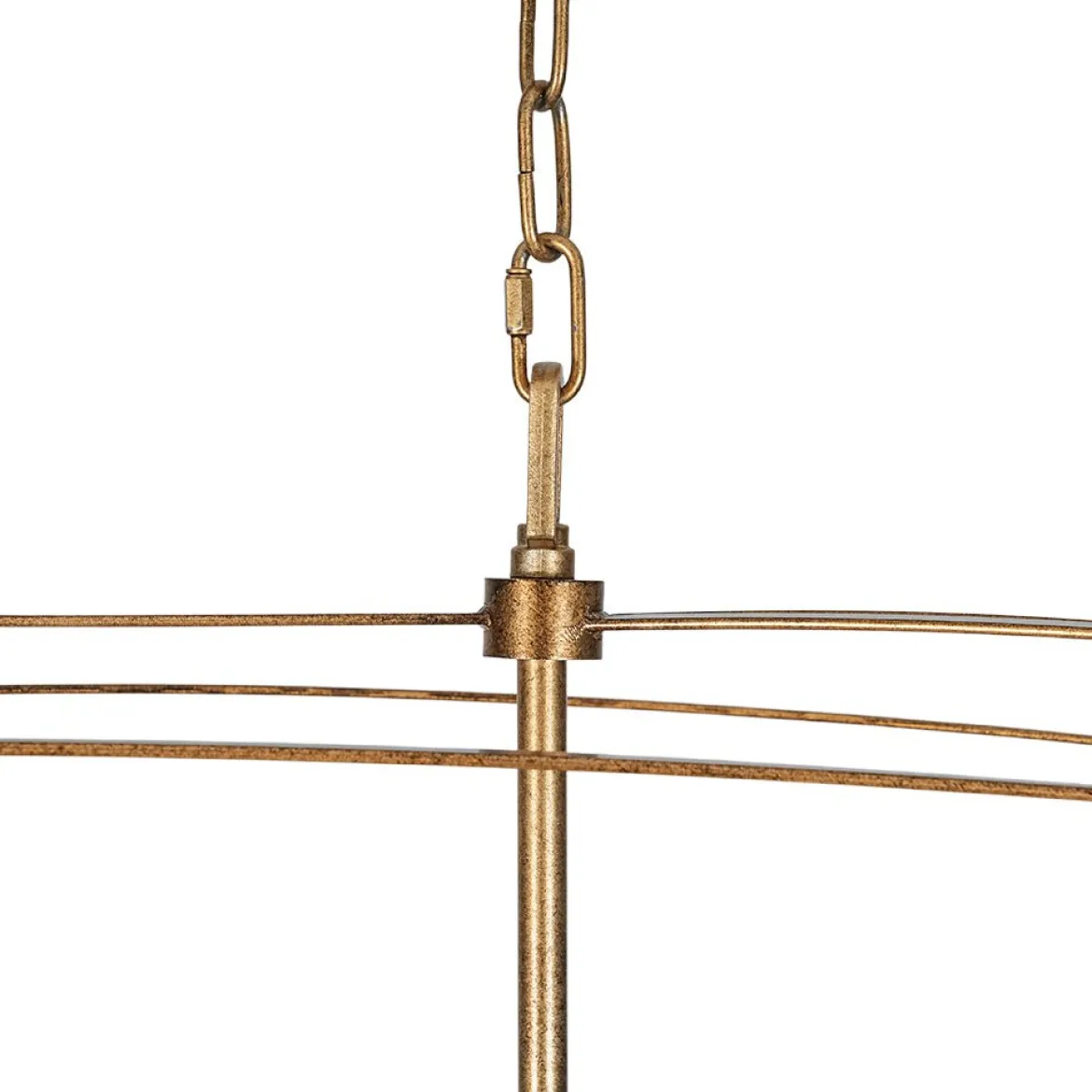 5-light French Antique Candle Wide Lantern Island Chandelier