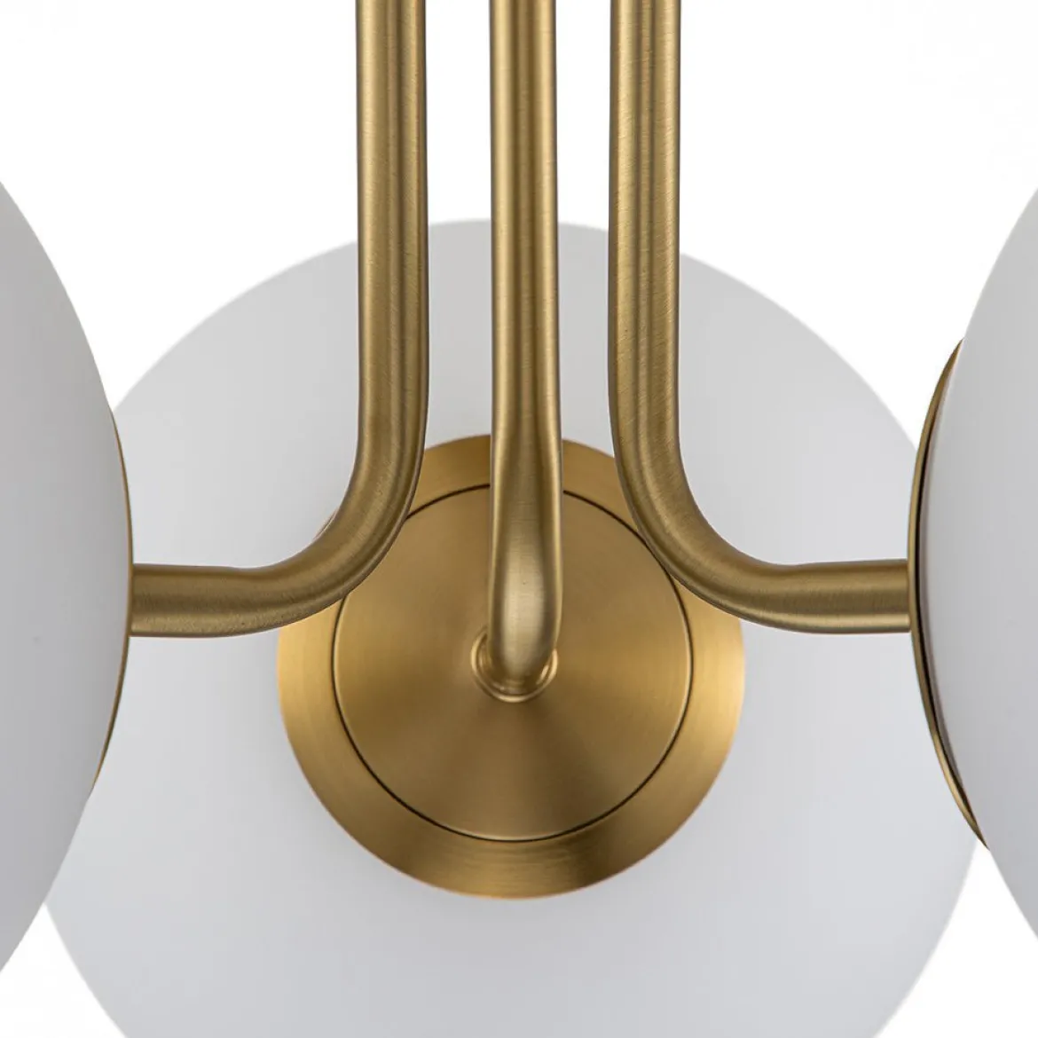 3-Light Frosted Glass Globe Ceiling Light