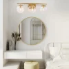 3-light Globe Vanity Wall Light