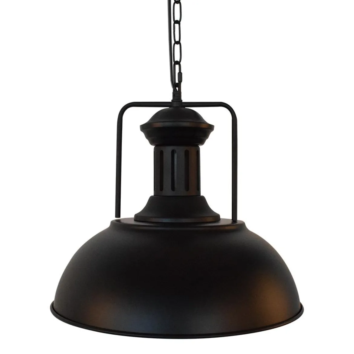 1-Light Industrial Dome Pendant Light