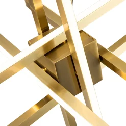 6-Light LED Rod Sputnik Chandelier