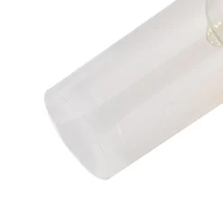 2-Light Up Down Glass Linear Tube Vanity Wall Lamp