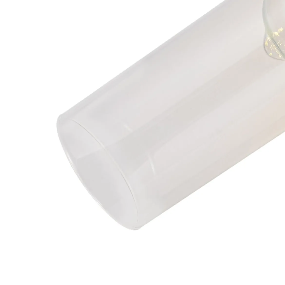 2-Light Up Down Glass Linear Tube Vanity Wall Lamp