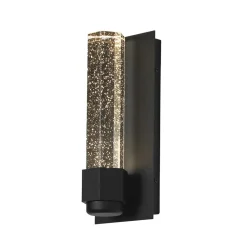 Linear Clear bubble Crystal Tube Dimmable LED Wall Lamp