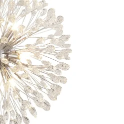 Luxury Bloom Dandelion Crystal Firework Chandelier