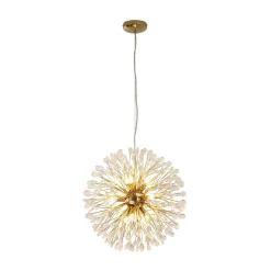 Luxury Bloom Dandelion Crystal Firework Chandelier