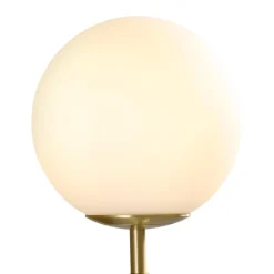 Mid-century 1-light Globe Wall Sconce