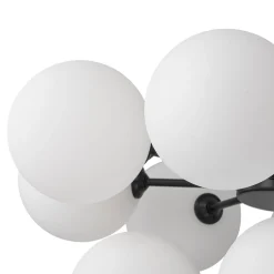 Milky Glass Cluster Bubble Chandelier