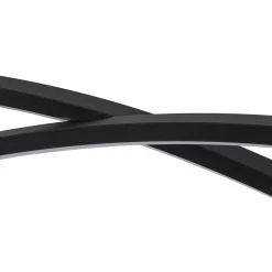 Minimalist Dimmable LED Black Arched Island Chandelier