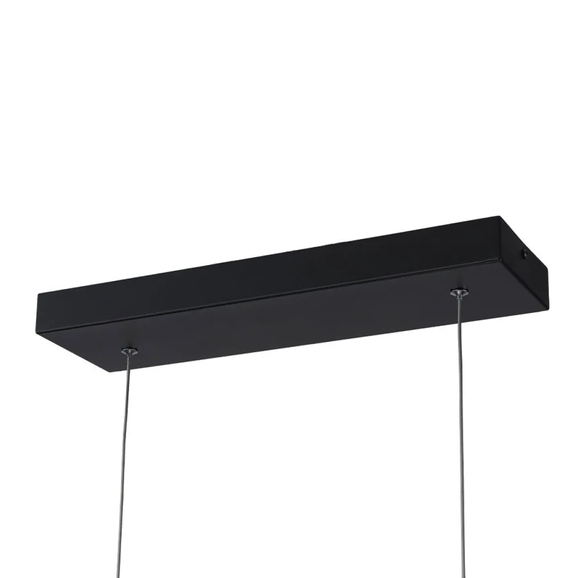 Minimalist Dimmable LED Black Arched Island Chandelier