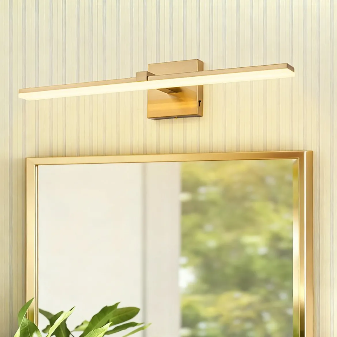 Minimalist Dimmable LED Linear Vanity Sconce Picture Light