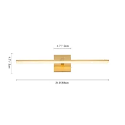 Minimalist Dimmable LED Linear Vanity Sconce Picture Light