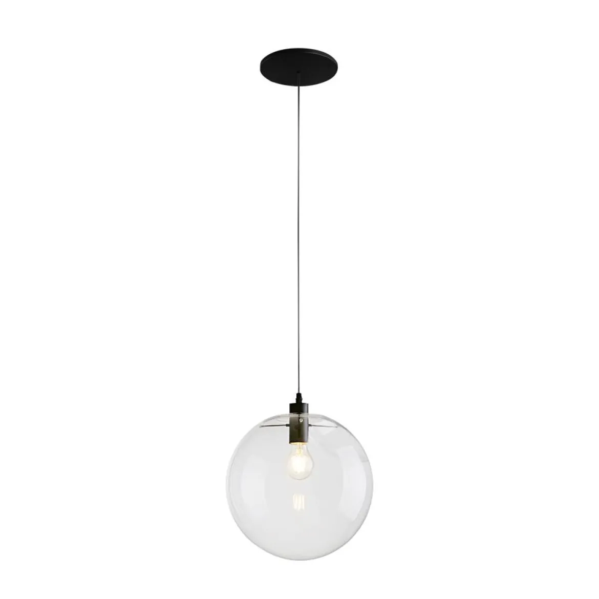 Minimalist Glass Globe Pendant Light