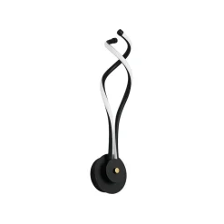 Minimalist 2-Light Twist Ribbon Dimmable LED Wall Sconce