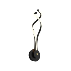 Minimalist 2-Light Twist Ribbon Dimmable LED Wall Sconce