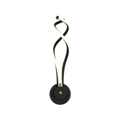 Minimalist 2-Light Twist Ribbon Dimmable LED Wall Sconce