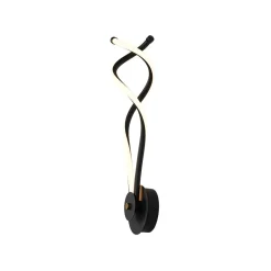 Minimalist 2-Light Twist Ribbon Dimmable LED Wall Sconce