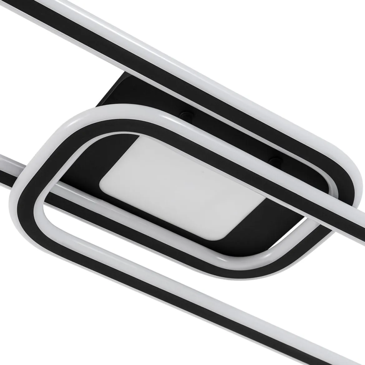 Minimalist Linear Rectangular Ring Dimmable LED Ceiling Light