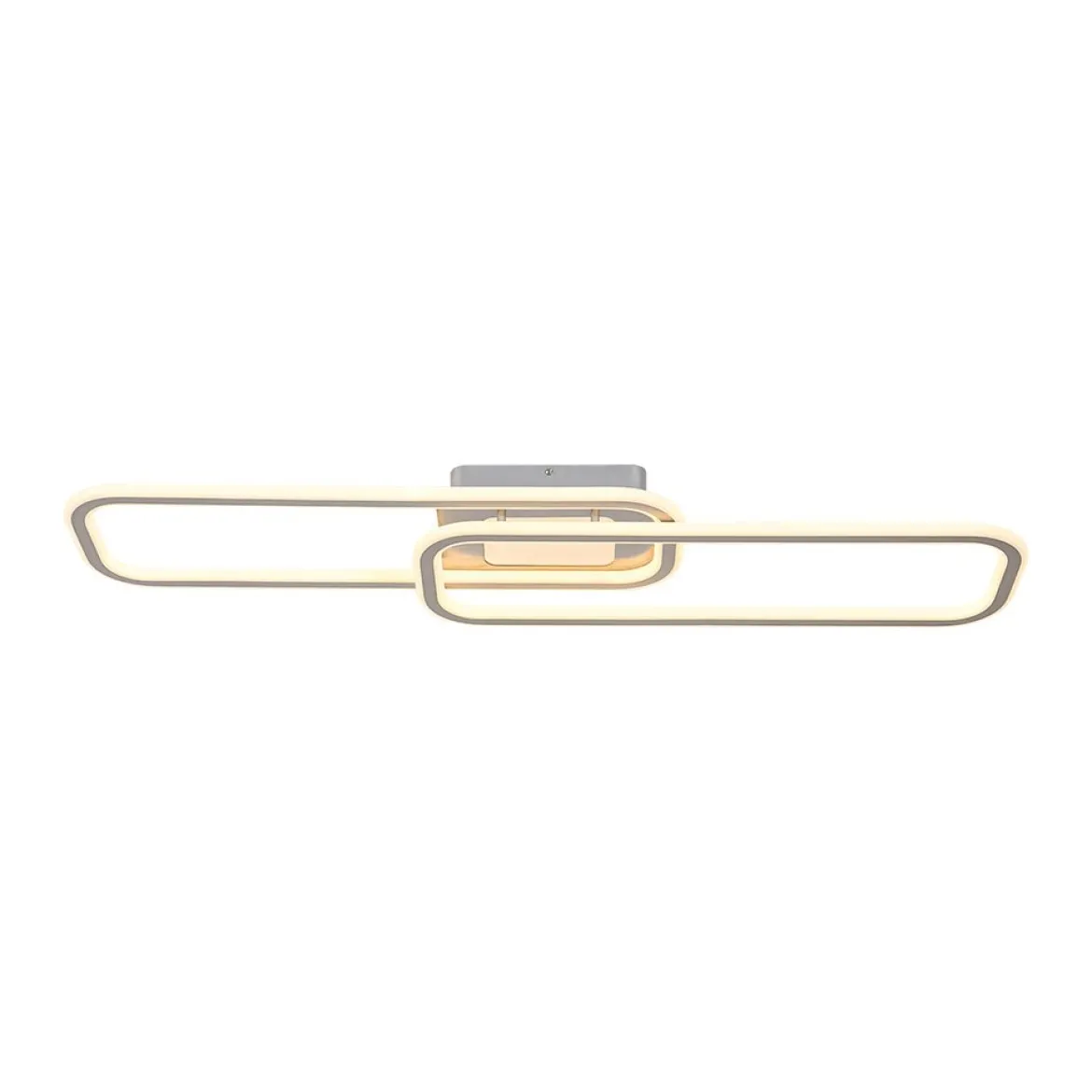Minimalist Linear Rectangular Ring Dimmable LED Ceiling Light