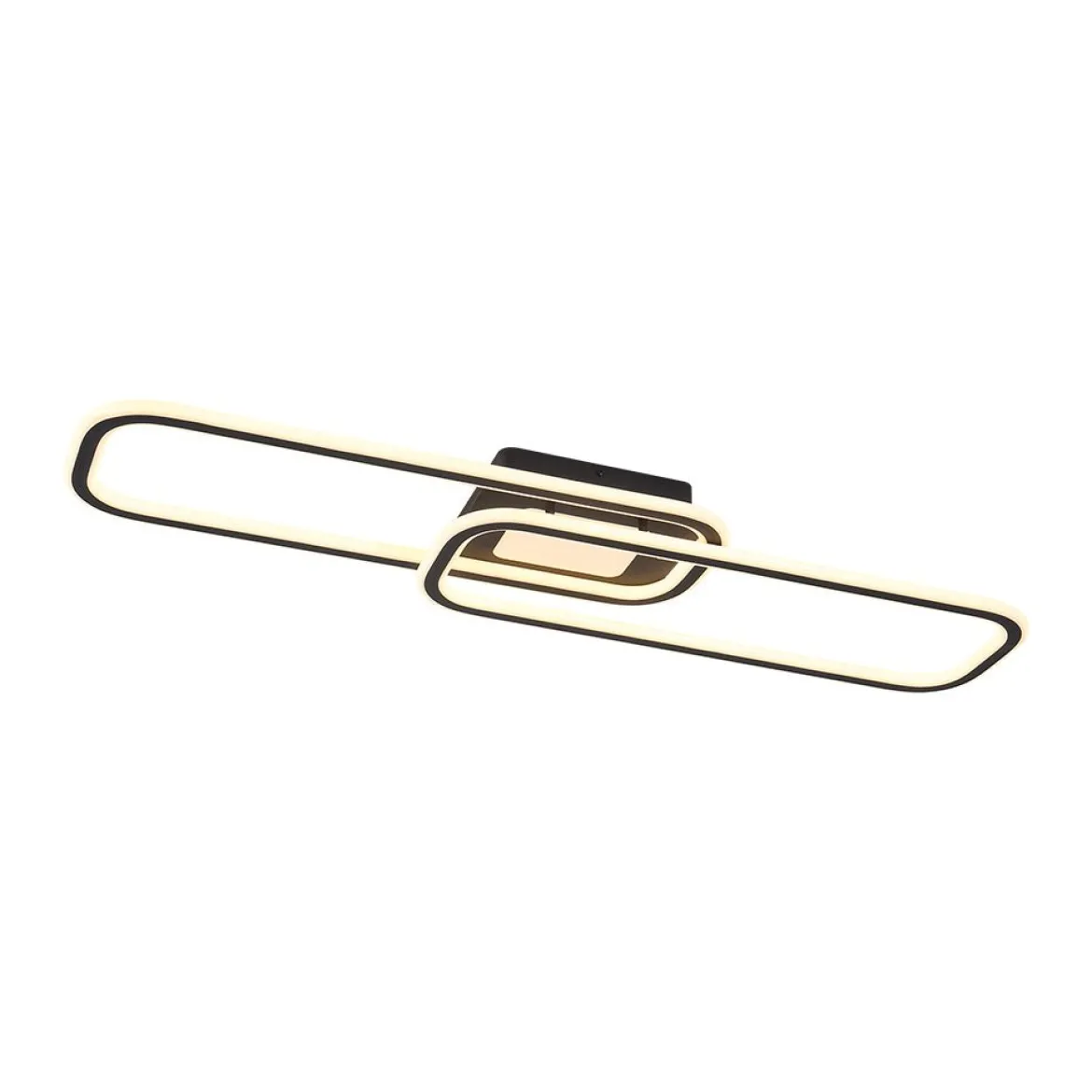 Minimalist Linear Rectangular Ring Dimmable LED Ceiling Light