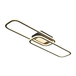 Minimalist Linear Rectangular Ring Dimmable LED Ceiling Light