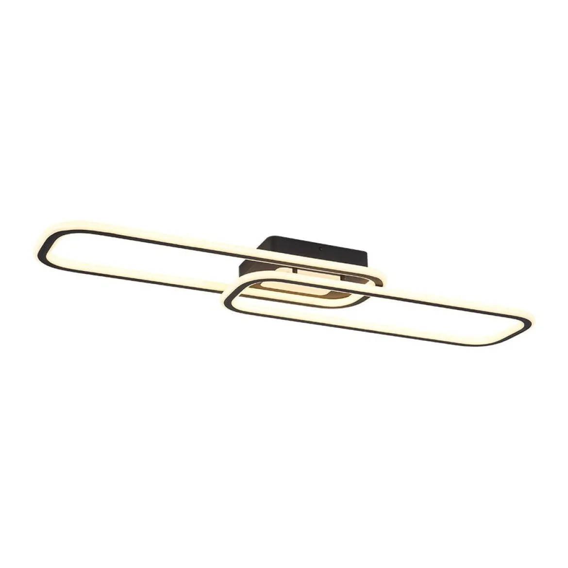 Minimalist Linear Rectangular Ring Dimmable LED Ceiling Light