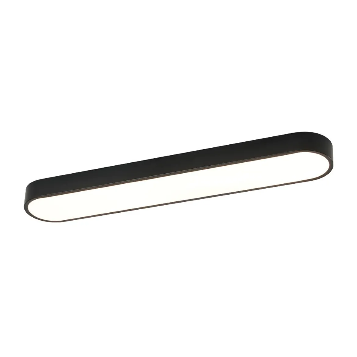 Minimalist Long Oval Dimmable LED Flush Mount Ceiling Light