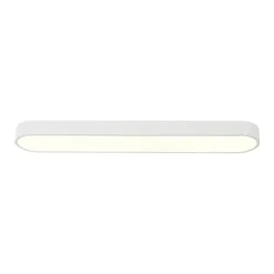 Minimalist Long Oval Dimmable LED Flush Mount Ceiling Light