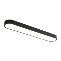 Minimalist Long Oval Dimmable LED Flush Mount Ceiling Light