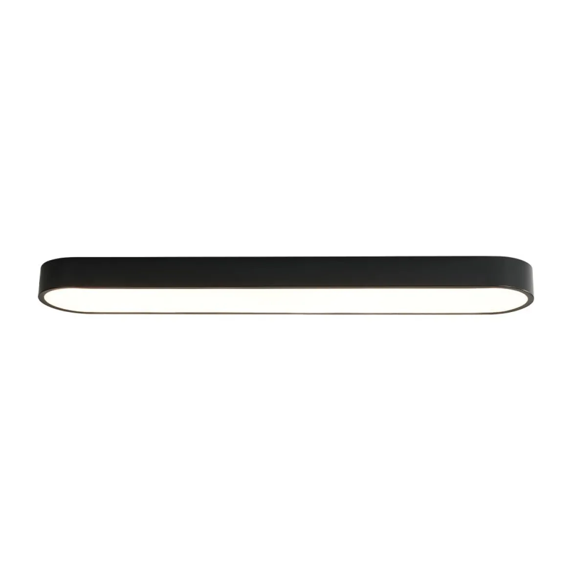 Minimalist Long Oval Dimmable LED Flush Mount Ceiling Light