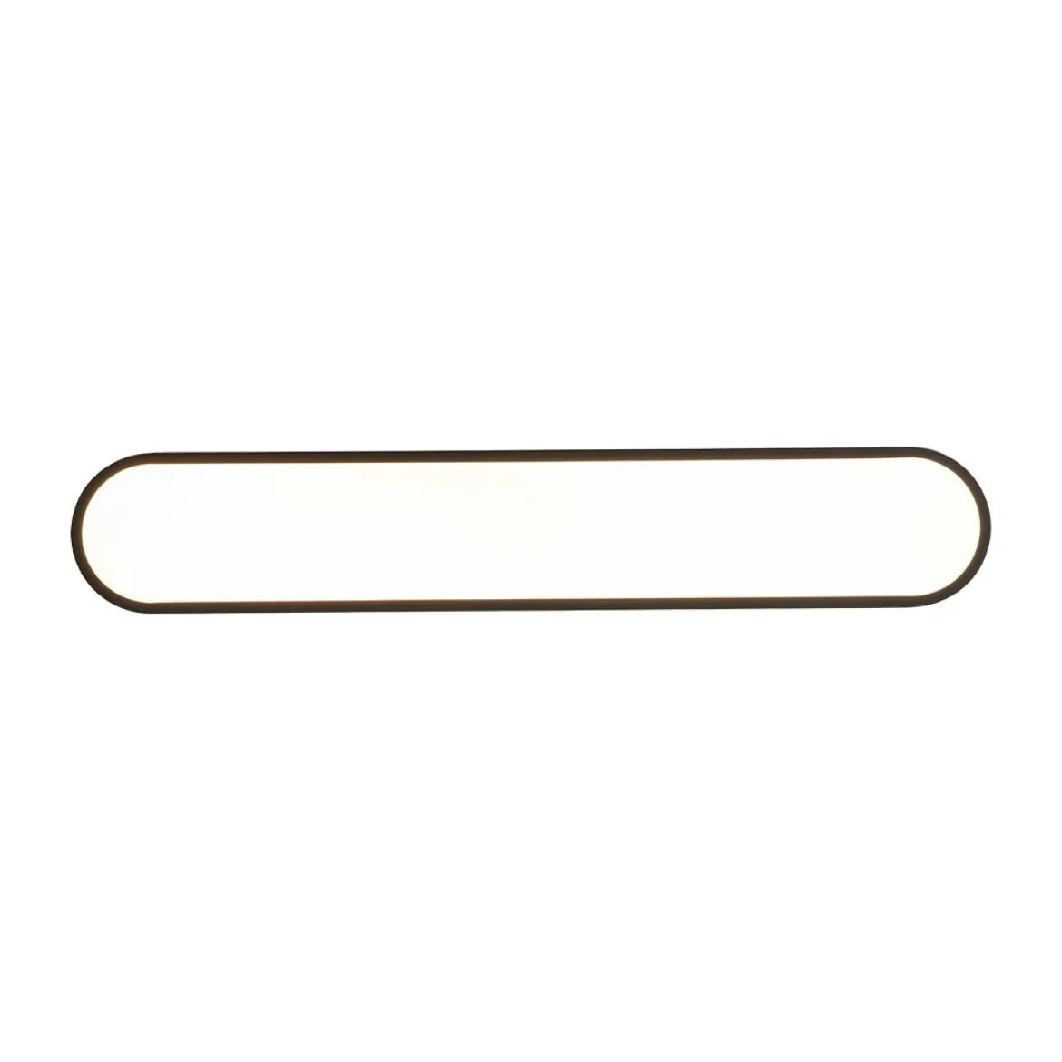 Minimalist Long Oval Dimmable LED Flush Mount Ceiling Light