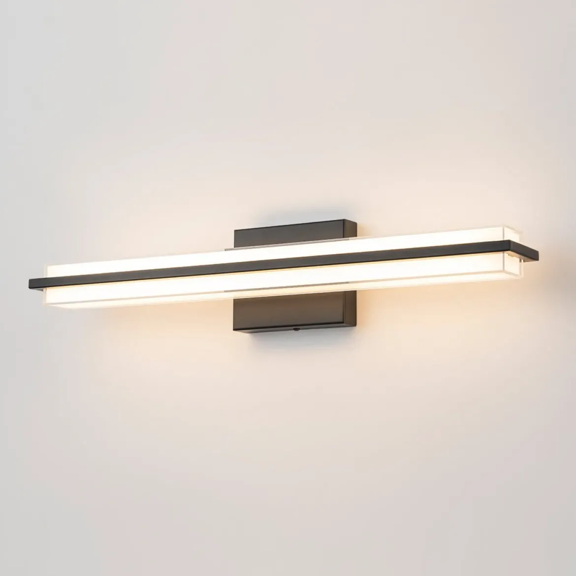 Minimalist Rectangle Dimmable LED Vanity Wall Light