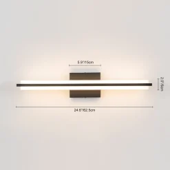 Minimalist Rectangle Dimmable LED Vanity Wall Light