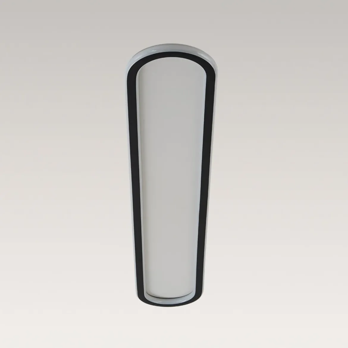 Minimalist Streamlined Oval Warm LED Ceiling Light