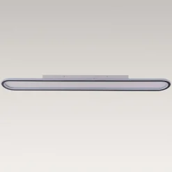 Minimalist Streamlined Oval Warm LED Ceiling Light