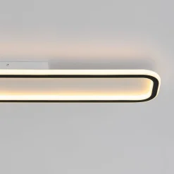 Minimalist Streamlined Rectangular Warm LED Ceiling Light