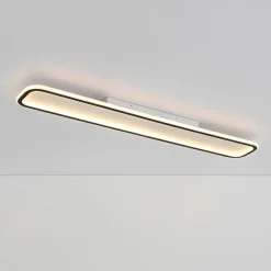 Minimalist Streamlined Rectangular Warm LED Ceiling Light