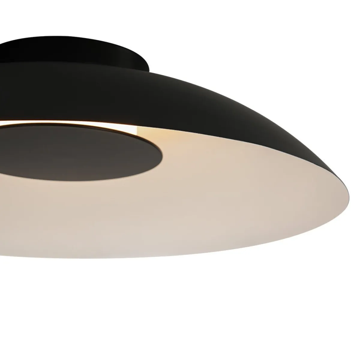 Minimalist Wide Flat Dome Dimmable LED Ceiling Light