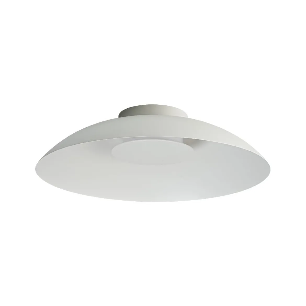 Minimalist Wide Flat Dome Dimmable LED Ceiling Light