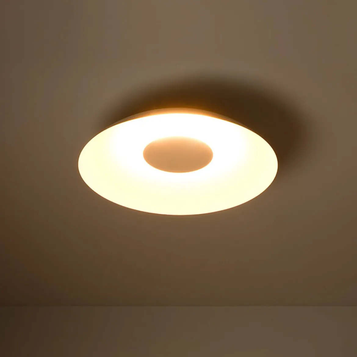 Minimalist Wide Flat Dome Dimmable LED Ceiling Light