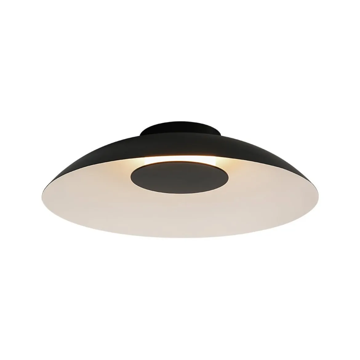 Minimalist Wide Flat Dome Dimmable LED Ceiling Light