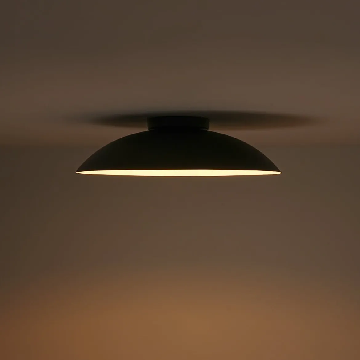 Minimalist Wide Flat Dome Dimmable LED Ceiling Light