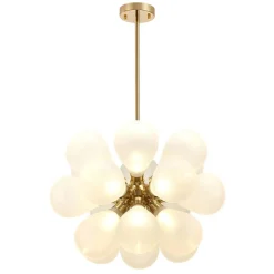 Modern Cluster Frosted Glass Bubble Chandelier
