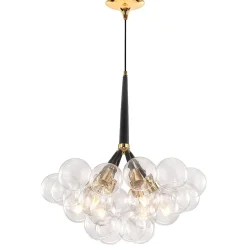Modern Cluster Glass Bubble Chandelier