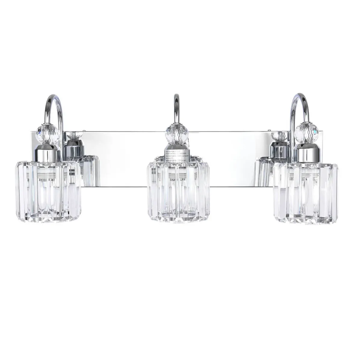 Modern Crystal Vanity Wall Sconce