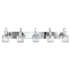 Modern Crystal Vanity Wall Sconce
