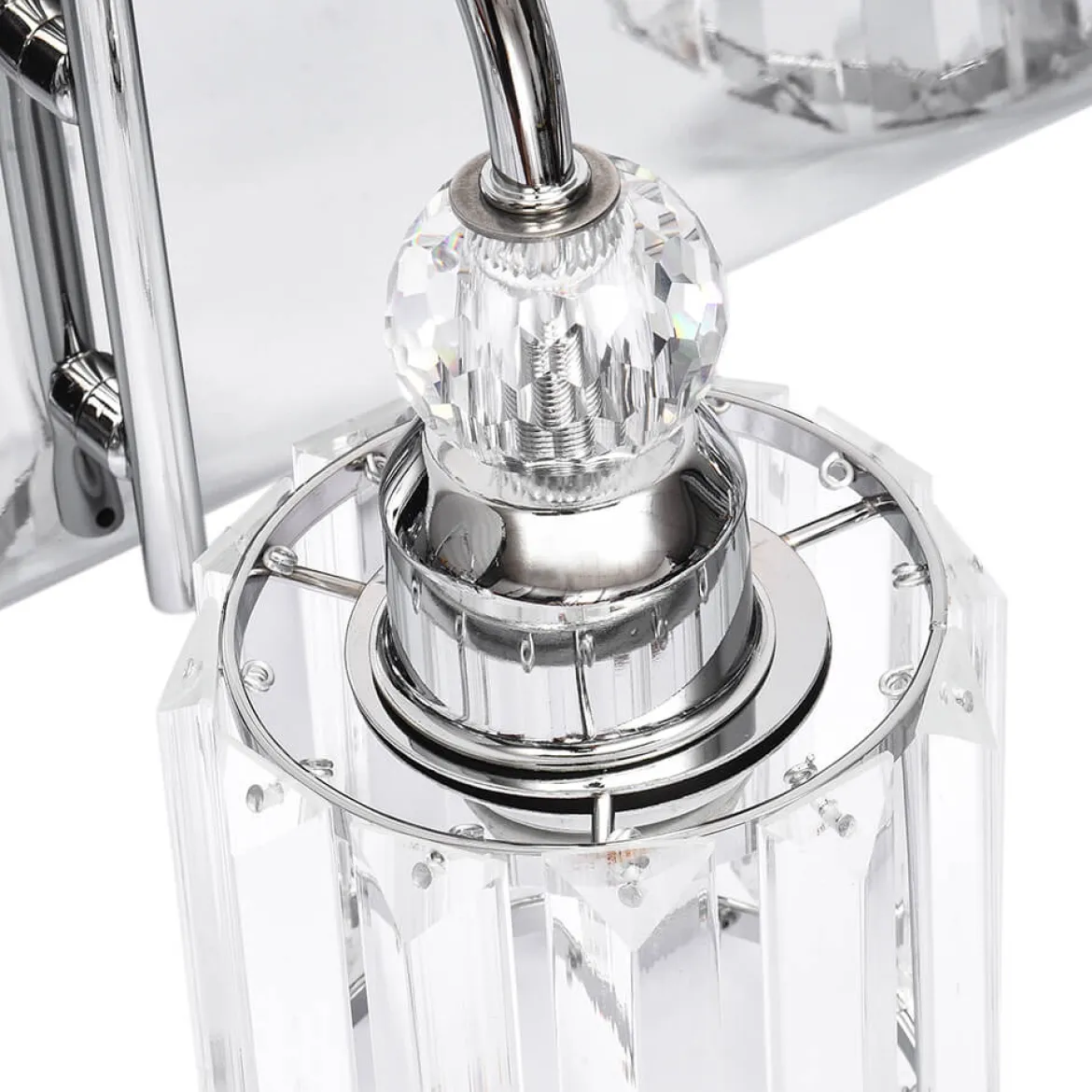 Modern Crystal Vanity Wall Sconce